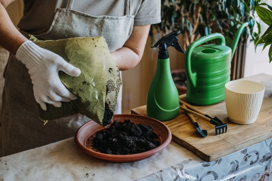 make your own potting mix