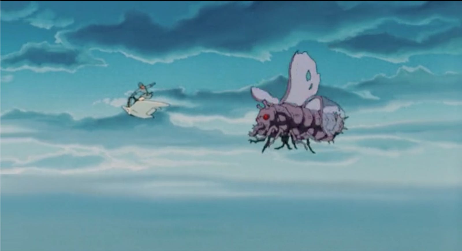 how did nausicaa's dress turn blue Nausicaa Blue Dress Prophecy Scene