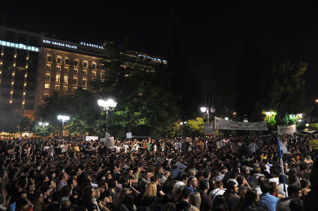 Syntagma square - 29/05/2011 | #GreekRevolution #M25gr #25Mg… | Flickr
