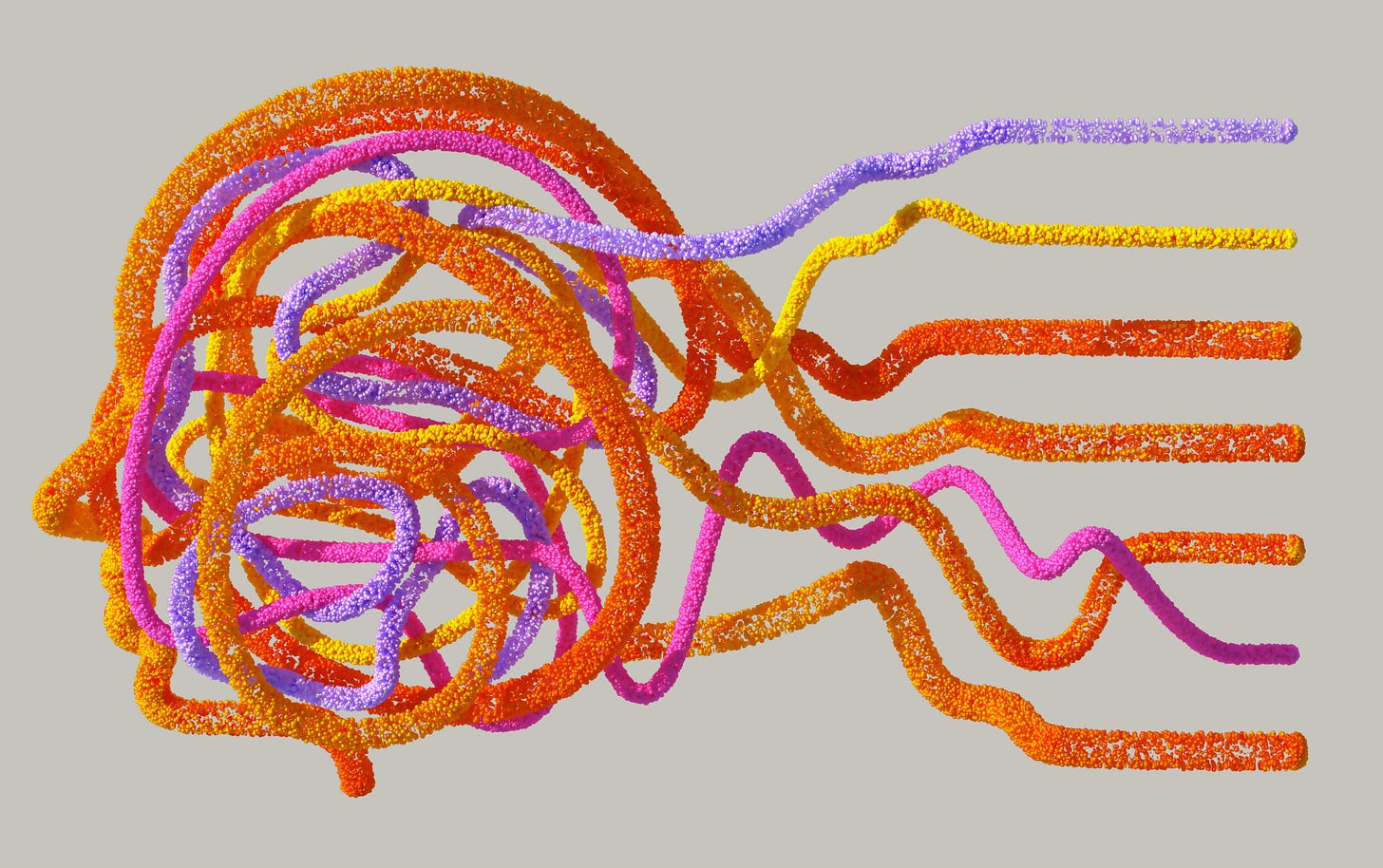 abstract image of a human head