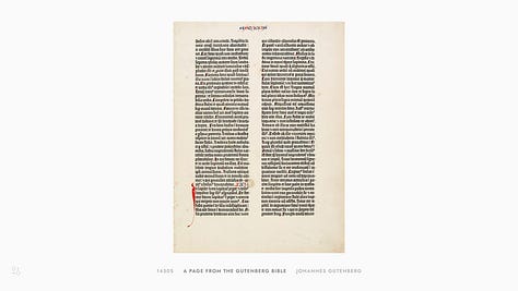 Gutenberg, his press and the Bible