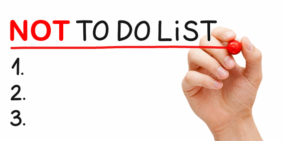 How About Having A Not-To-Do List? - Kumar Gauraw How About Having A Not-To-Do List? - Kumar Gauraw