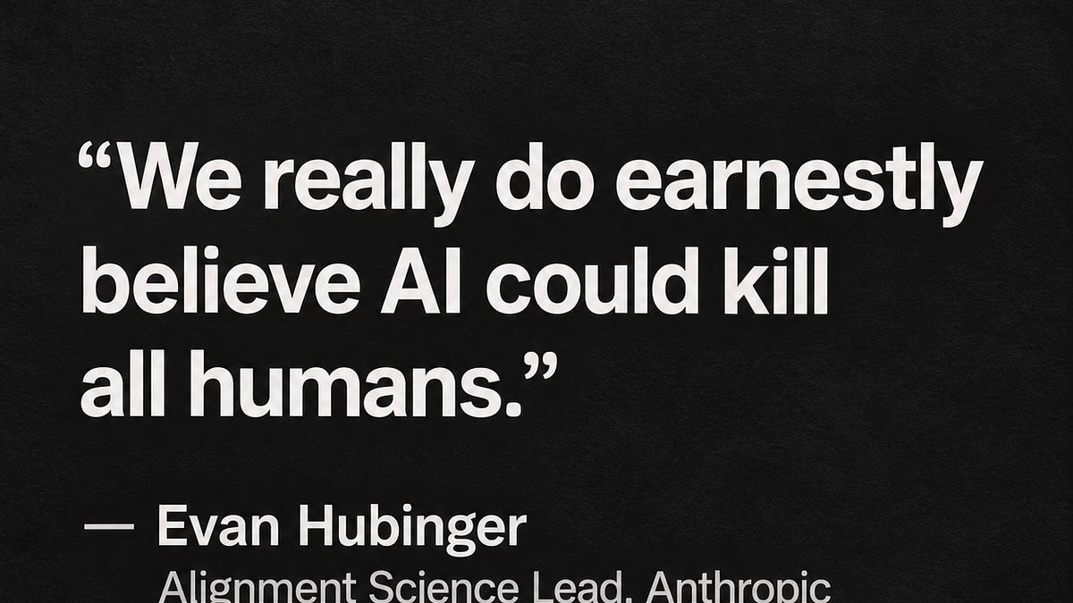 An Anthropic Researcher Quit Over AI Extinction Risk. His Safety Chief Publicly Agreed.