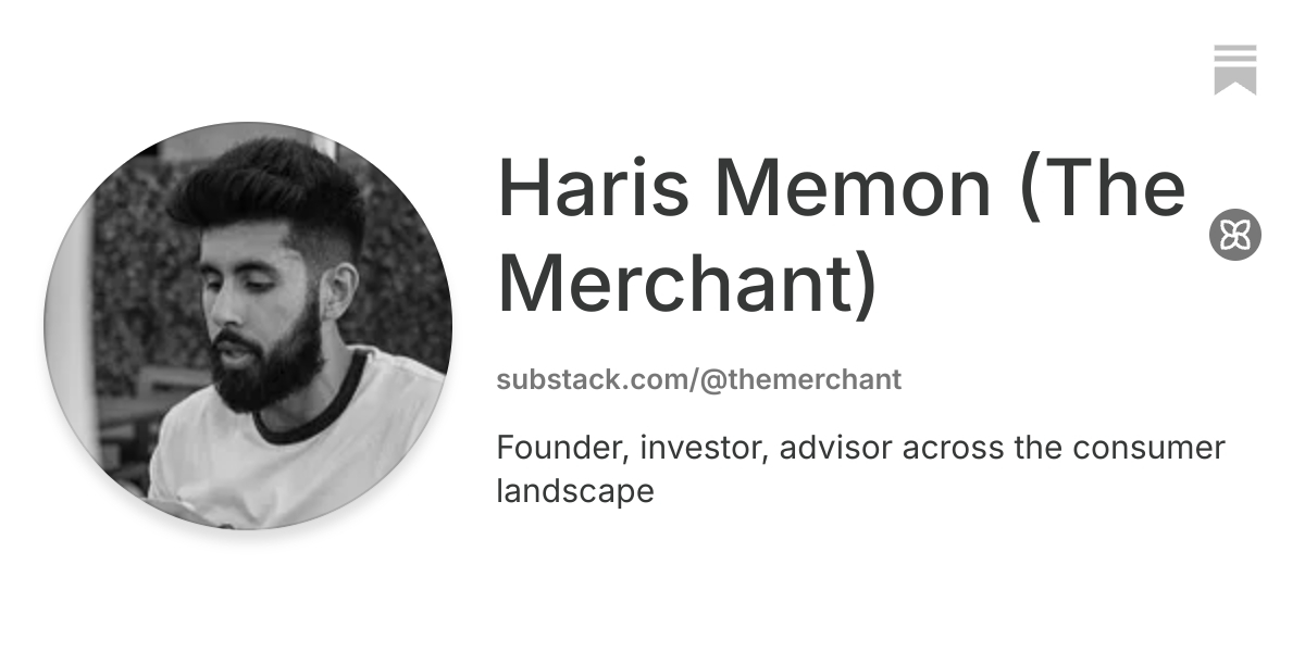 Haris Memon (The Merchant) | Substack