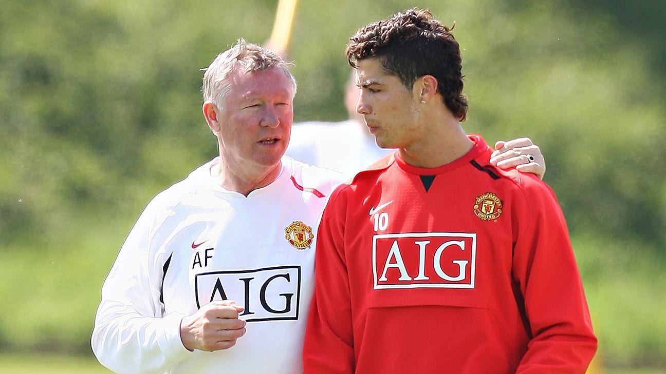 Sir Alex Ferguson can't take credit and says Cristiano Ronaldo 'made  himself' - ESPN