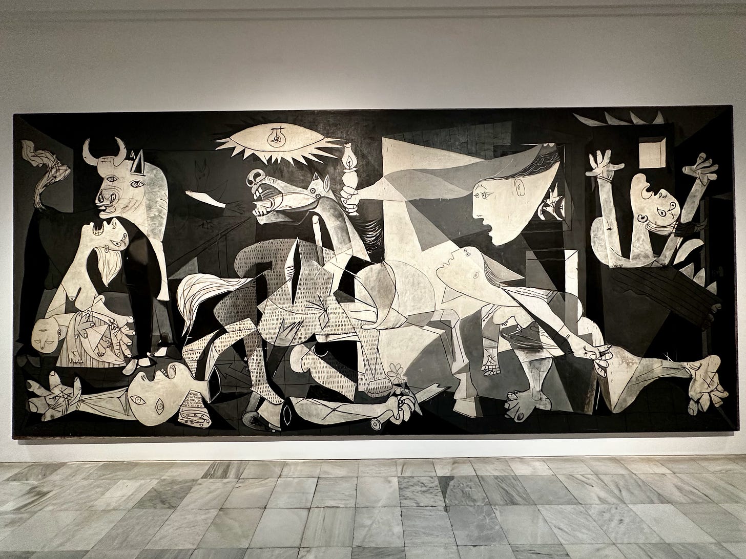 Guernica by Pablo Picasso at the Museo Reina Sofía in Madrid
