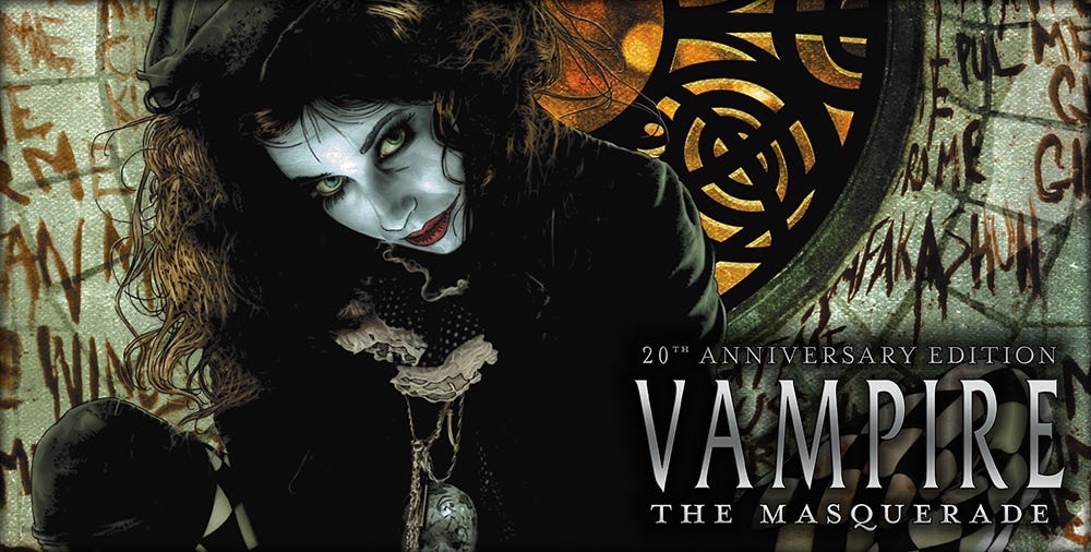 Vampire The Masquerade 20th Anniversary Edition | Generation Nerd