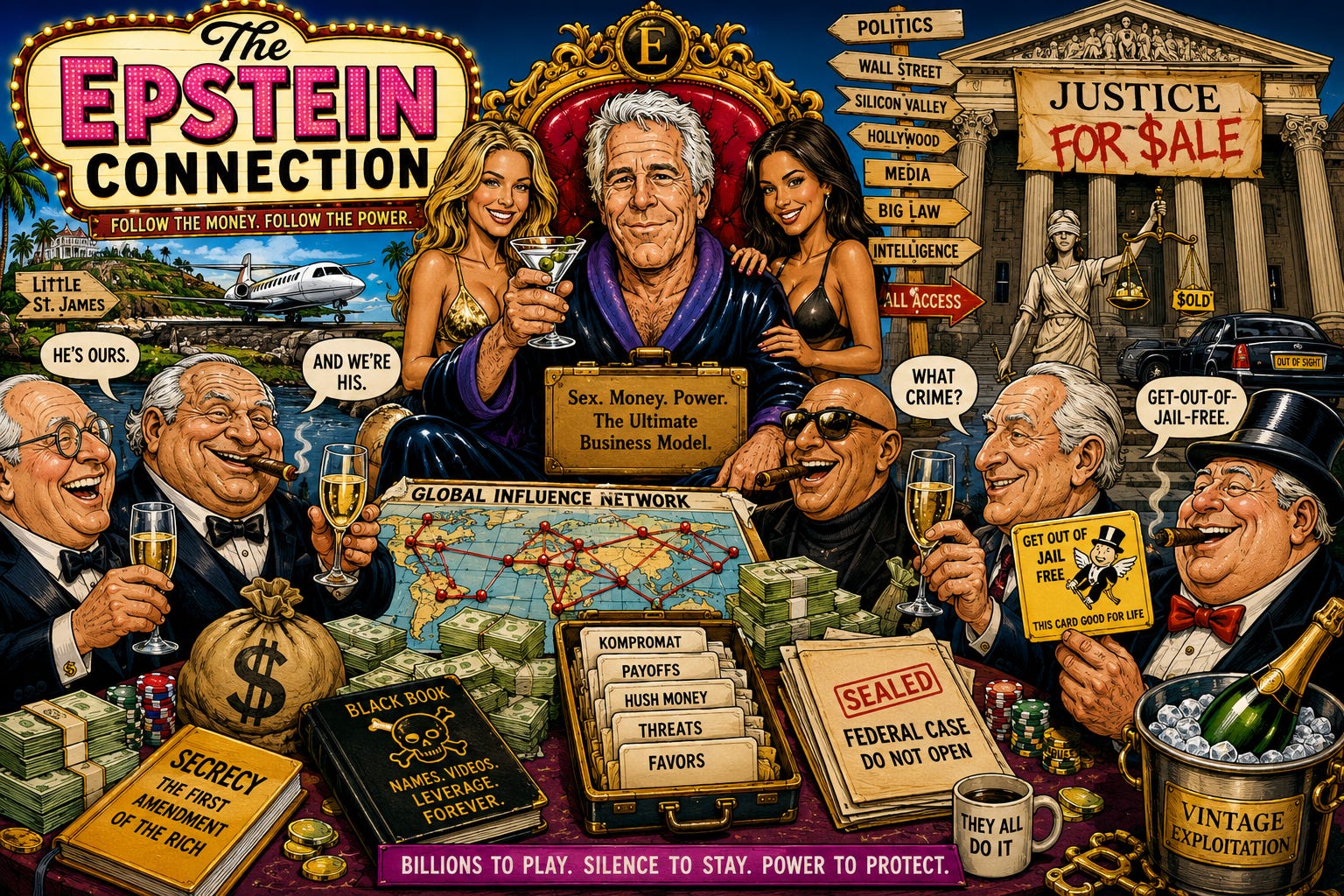 The Epstein Connection: Part 1 — How a Con Man Became the Richest Thief in America