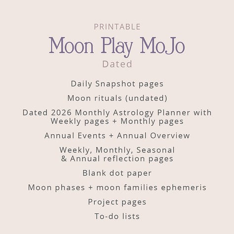 Moon & Craft's Moon Play Planner and Journal