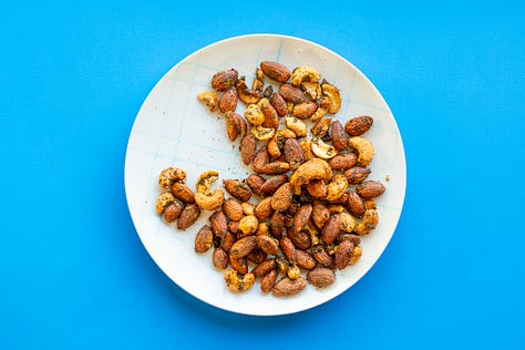 Recipe for nuts spiced with wild sweetfern, shot by JB Douglas for The Wild Grocery
