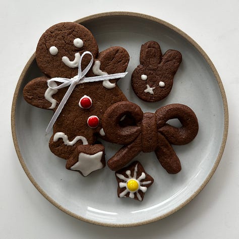 Adobo Chocolate Chip Cookie / Gingerbread / Gochujang Caramel Cookie