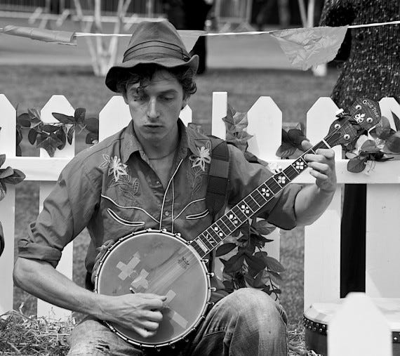 Living in the South Southern Banjo Player