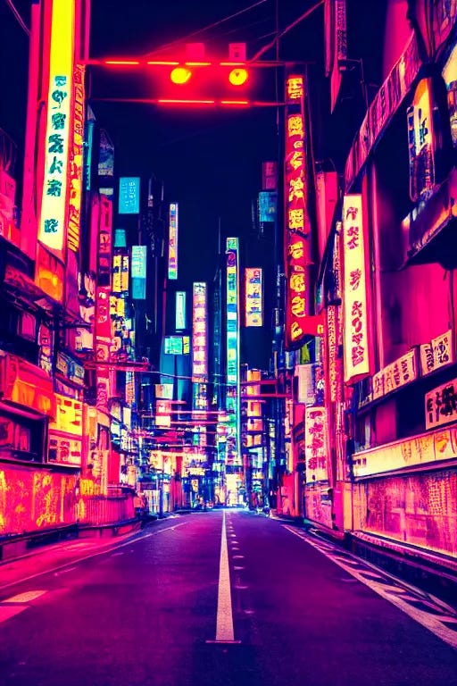 neon streets of tokio, 4 k, award winning photo, | Stable Diffusion neon streets of tokio, 4 k, award winning photo, | Stable Diffusion