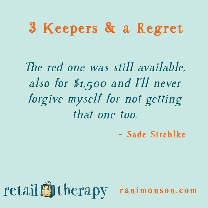 Sade Strehlke shares her 3 Keepers