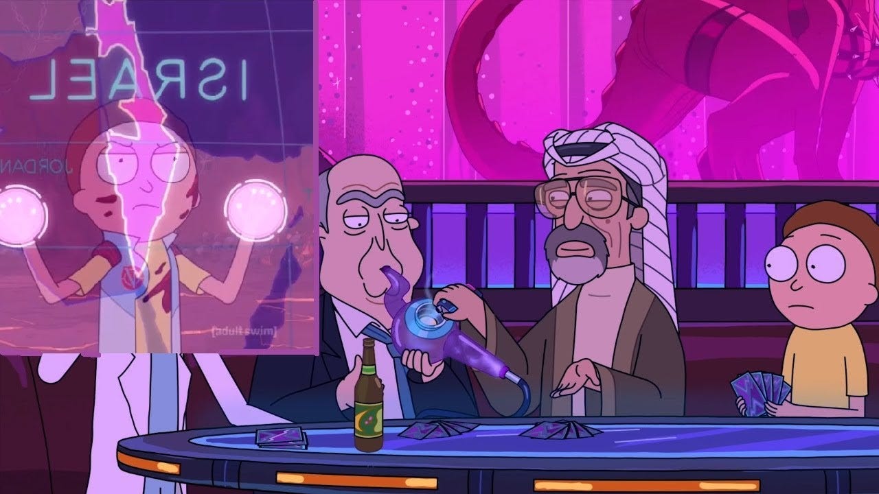 Rick and Morty - All Israel and Palestine jokes