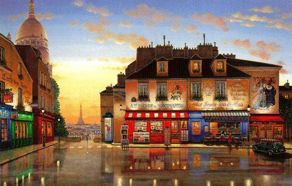Montmartre Morning by Liudmila Kondakova Montmartre Morning by Liudmila Kondakova