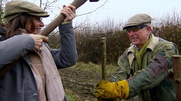 Conservation: Prince Charles spoke about the importance of protecting the countryside for future generations on the show