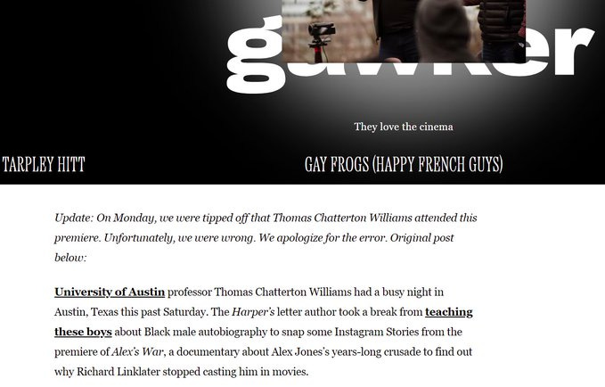 Gawker might be getting sued again after snarky story turns out to be false  – HotAir