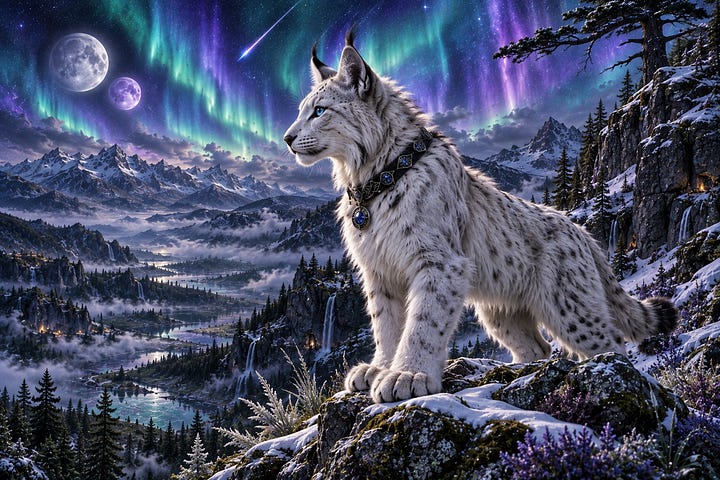 Hors, hawk, wild cat and whisper wolf Migalies with Jynx.