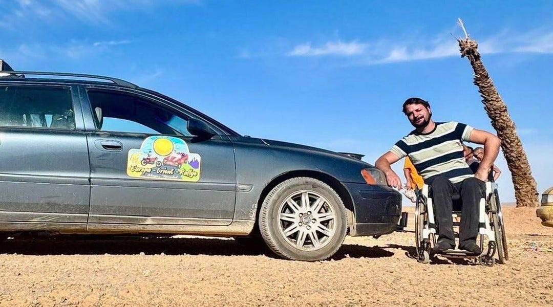 Von Luxemburg in die Sahara – im Rollstuhl bei der Europa-Orient-Rallye