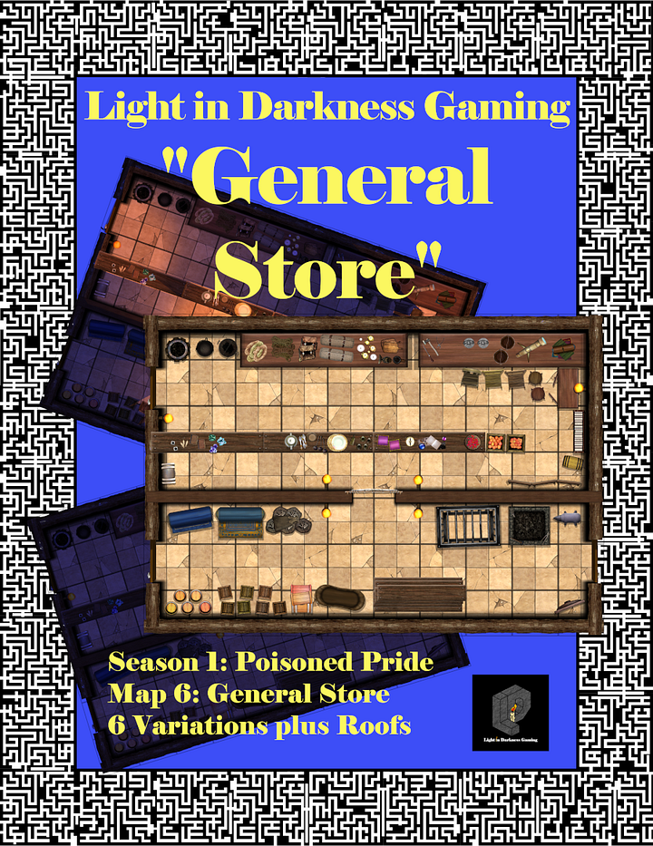 Light in Darkness maps are on DriveThruRPG