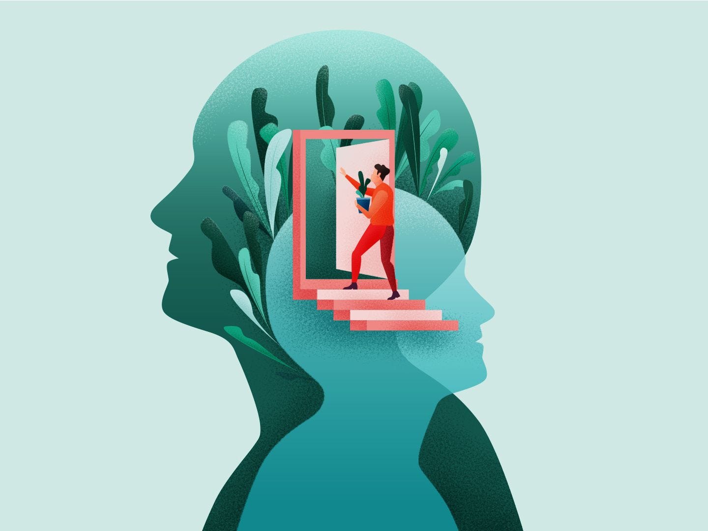 Changing mindset | Design art drawing, Illustration, Conceptual illustration