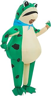 Sponsored Ad - JASHKE Inflatable Frog Costume Adult Blow up Frog Costumes Inflatable Halloween Costumes for Adult