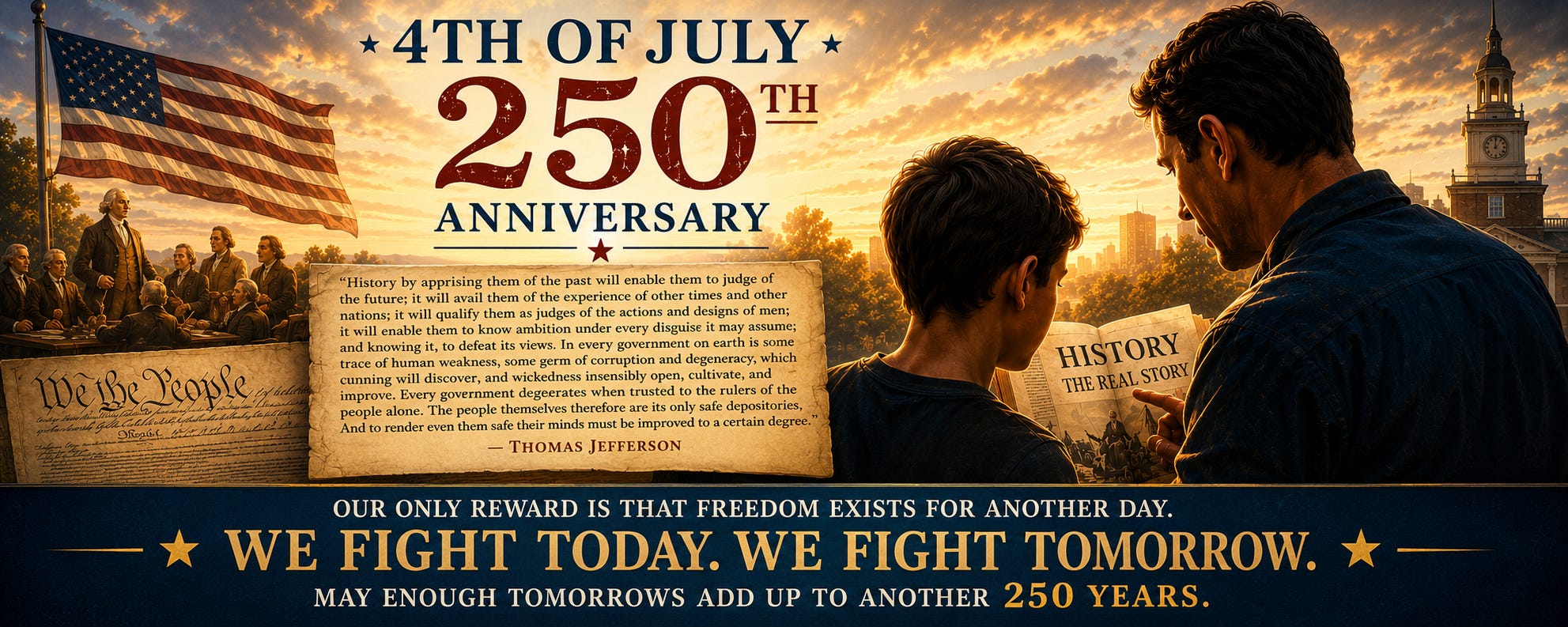 On Our 250th Anniversary: The History Jefferson Warned Us Not to Forget
