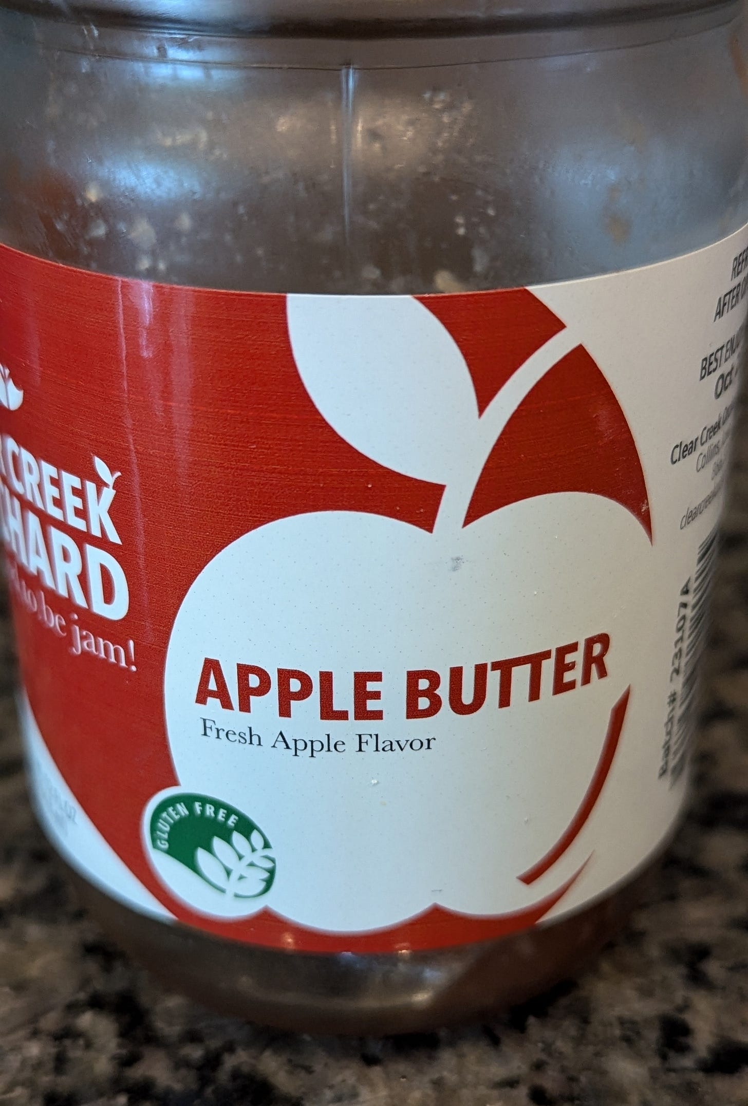 Clear Creek Orchard's apple butter