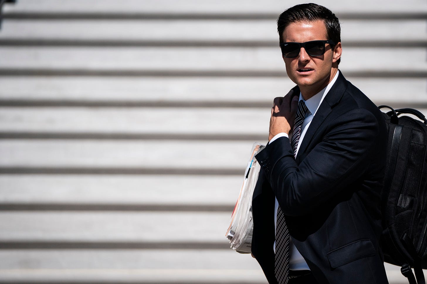 Johnny McEntee with Donald Trump, August 17, 2020. Photo by Jabin Botsford/The Washington Post via Getty Images) Johnny McEntee with Donald Trump, August 17, 2020. Photo by Jabin Botsford/The Washington Post via Getty Images)