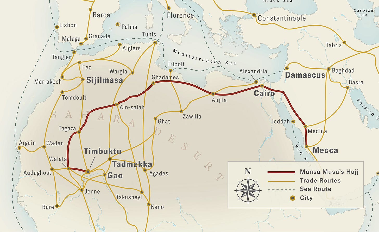 Mali, Mansa Musa & The River of Gold - by Amat Levin