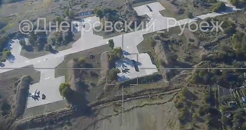 Footage from a Lancet employed to target a Ukrainian airbase near Kryvyi Rih in 2023. Such long-range strikes appear to be very uncommon and the Lancet family is primarily used to target air defence systems, armoured vehicles, and artillery systems closer to the frontlines. Footage from a Lancet employed to target a Ukrainian airbase near Kryvyi Rih in 2023. Such long-range strikes appear to be very uncommon and the Lancet family is primarily used to target air defence systems, armoured vehicles, and artillery systems closer to the frontlines.
