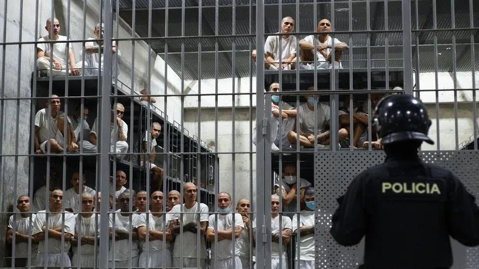 El Salvador: Stuck in Cecot, one of the world's toughest jails despite  judges' orders - BBC News
