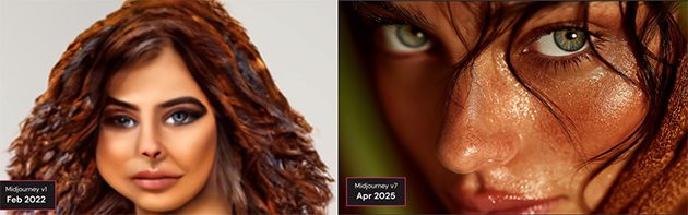 Midjourney three-year improvement image Midjourney three-year improvement image