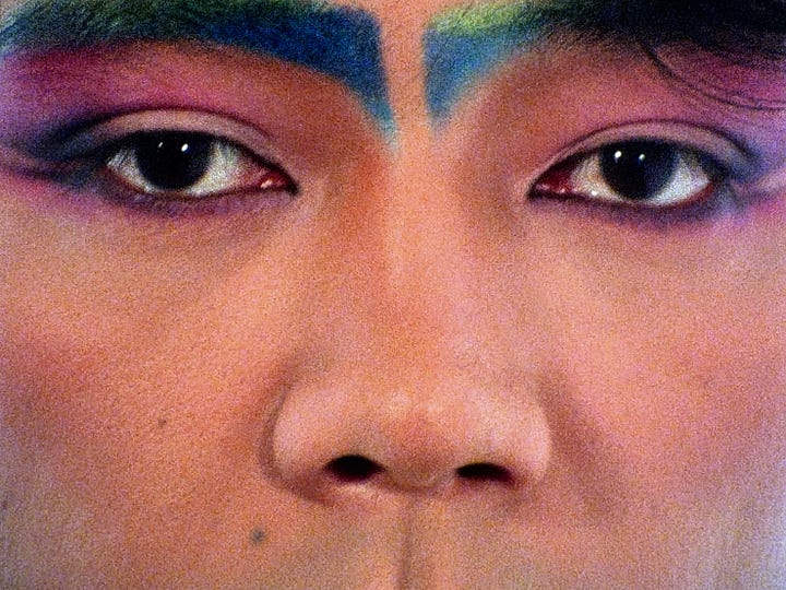 Still images from Tokyo Melody: close-ups of Sakamoto's face, a 2" reel-to-reel tape machine, Sakamoto notating music.