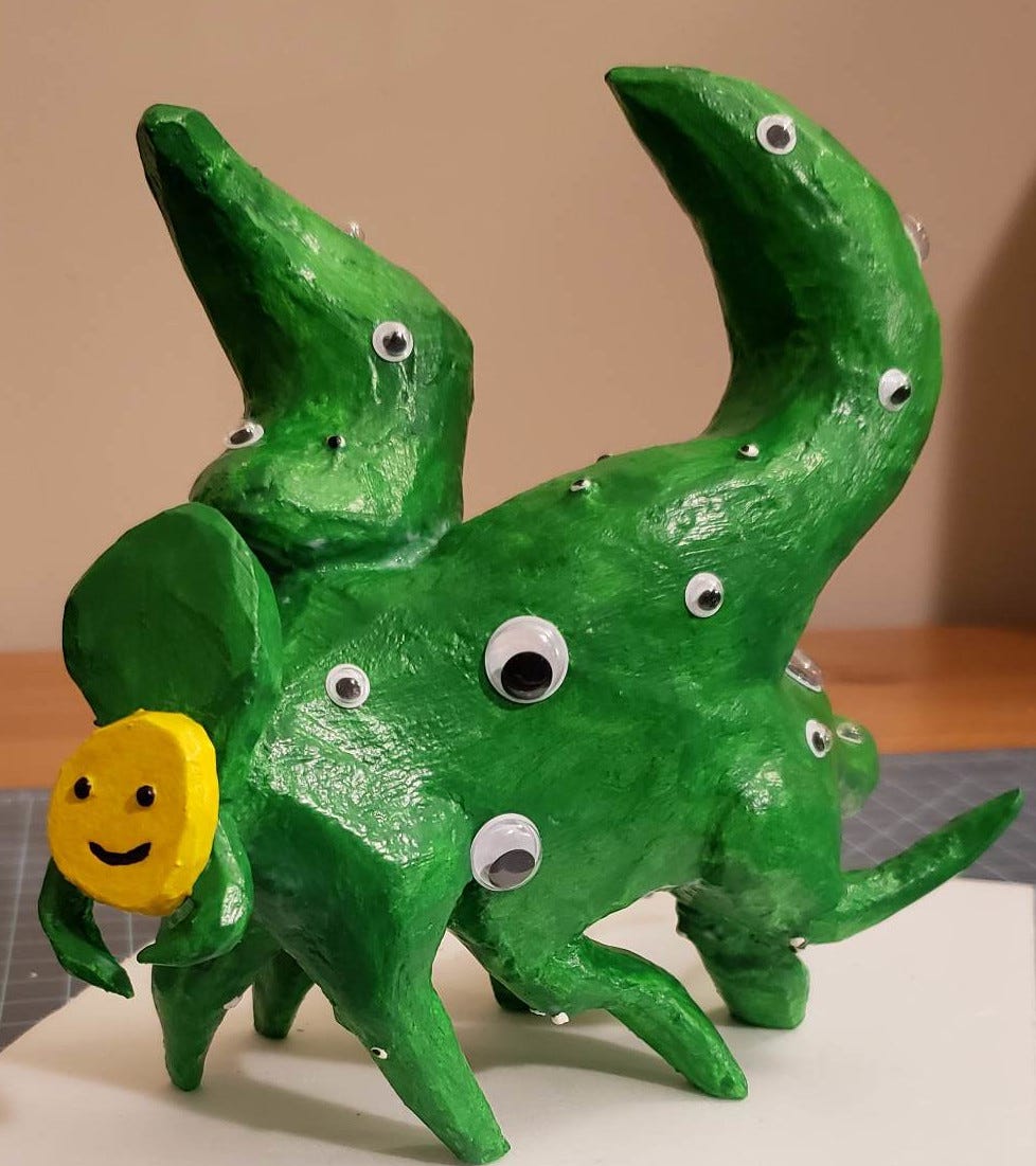 A masked shoggoth