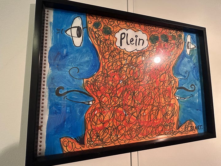 FOR SALE: Part of the Art BRUT Exhibition, June 2025 at Swindon Art Museum.