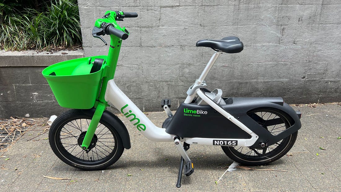 new Lime Bikes