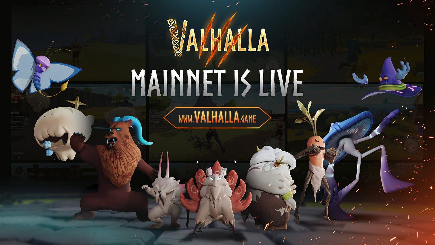 VALHALLA MAINNET IS LIVE! ⚔️