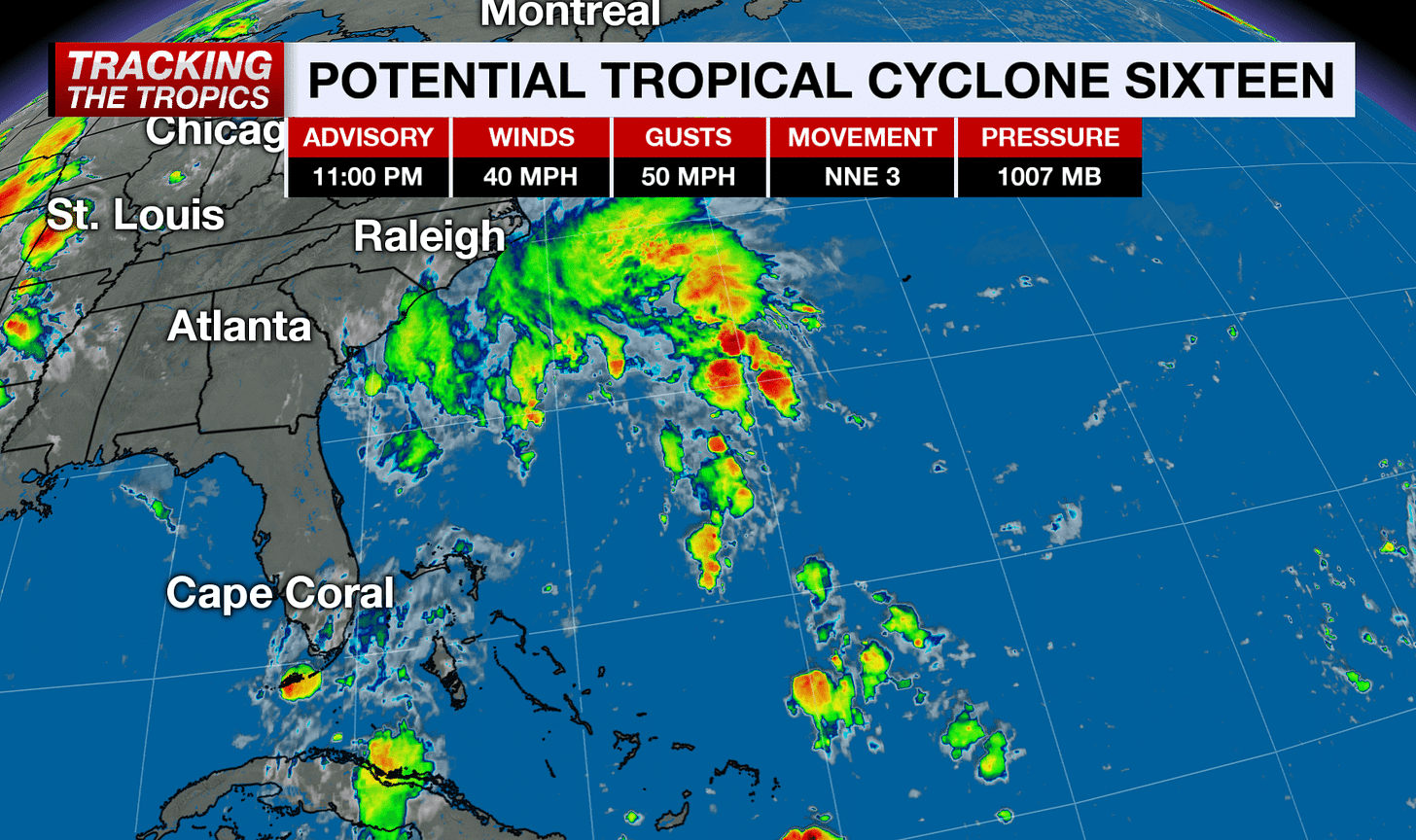 Lee continues to set eyes on the Northeastern US this weekend