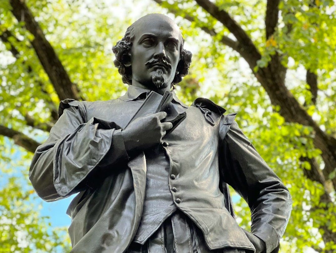 a statue of a person a statue of a person