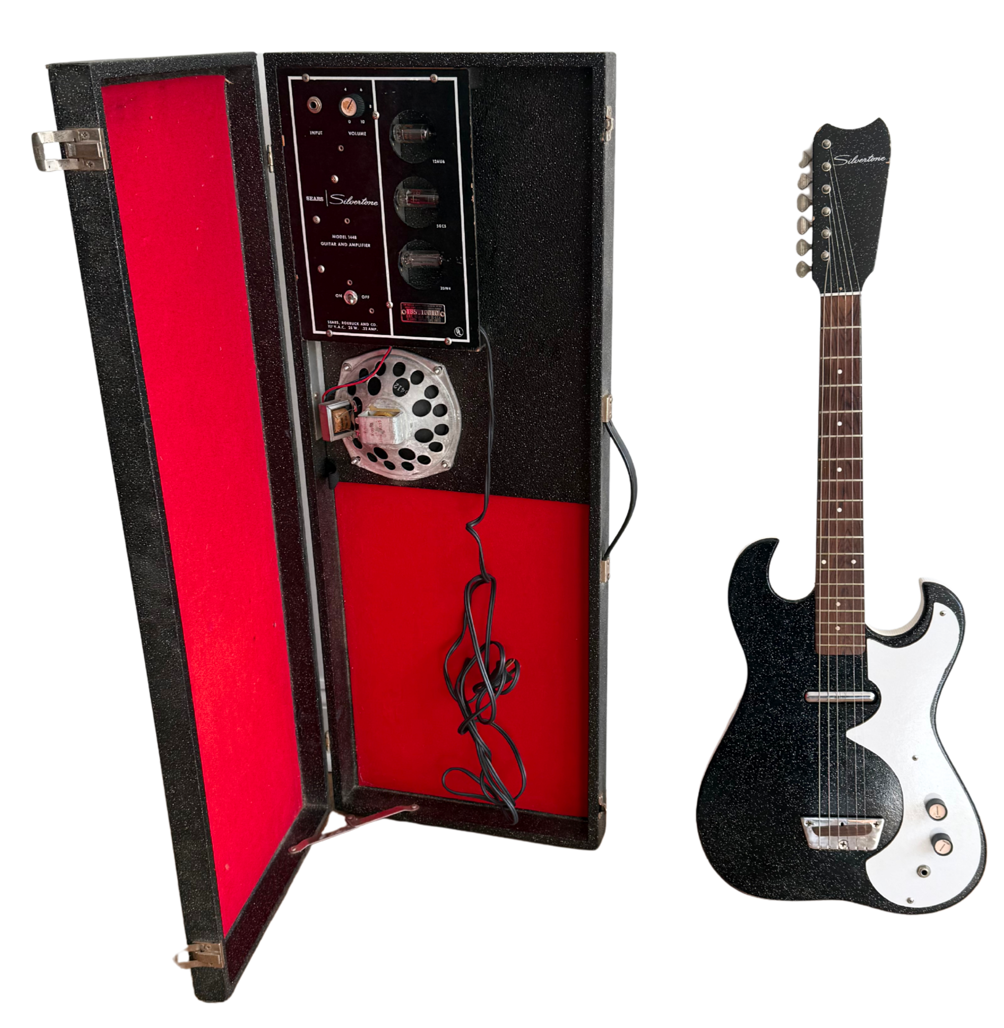 SILVERTONE 1448 Amp In Case　シルバートーン Silvertone 1448 amp-in-case - by GuitarHeap - Guitar Heap