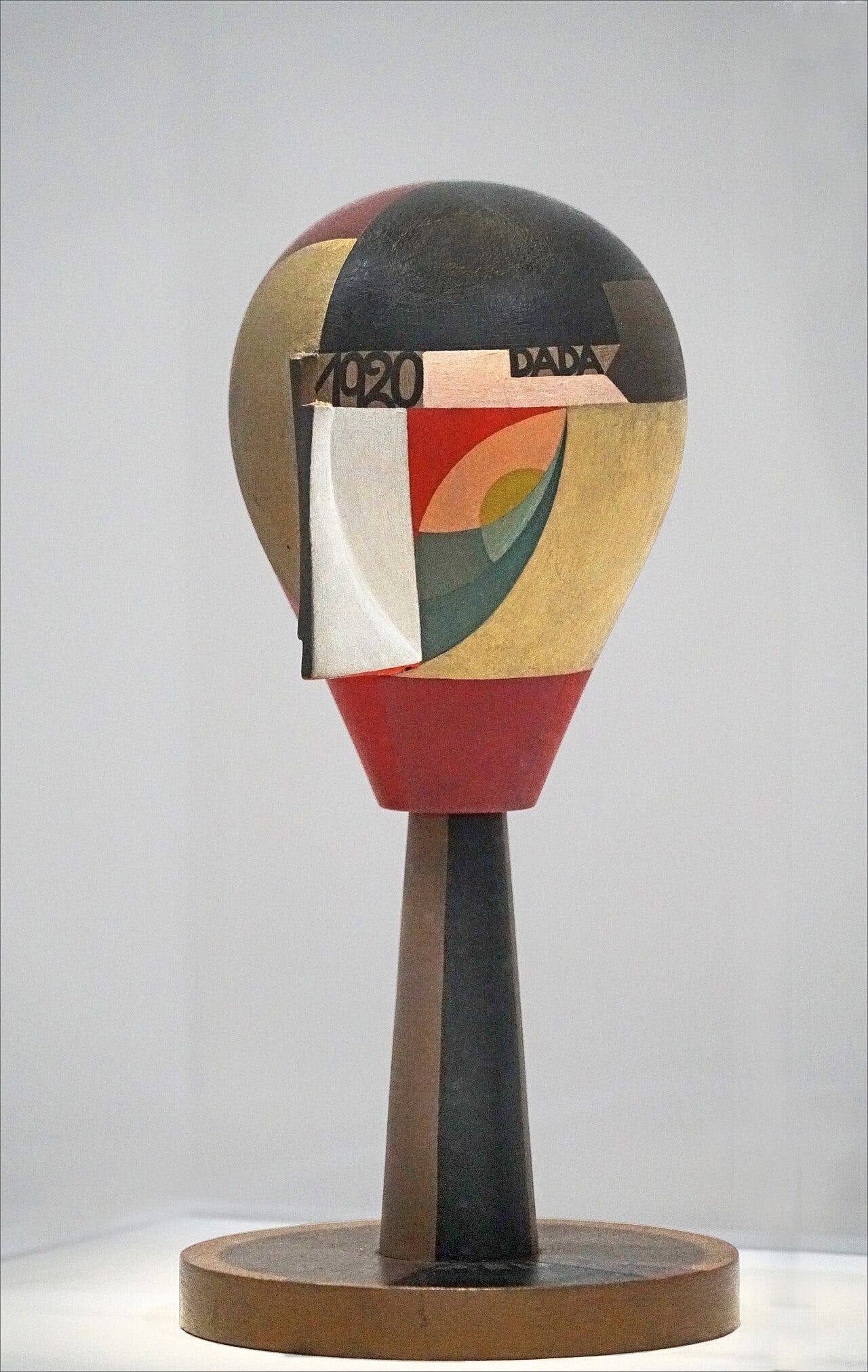 Sophie Taeuber Arp, Dada Head, 1920, painted wood Sophie Taeuber Arp, Dada Head, 1920, painted wood
