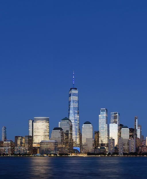 May be an image of skyscraper
