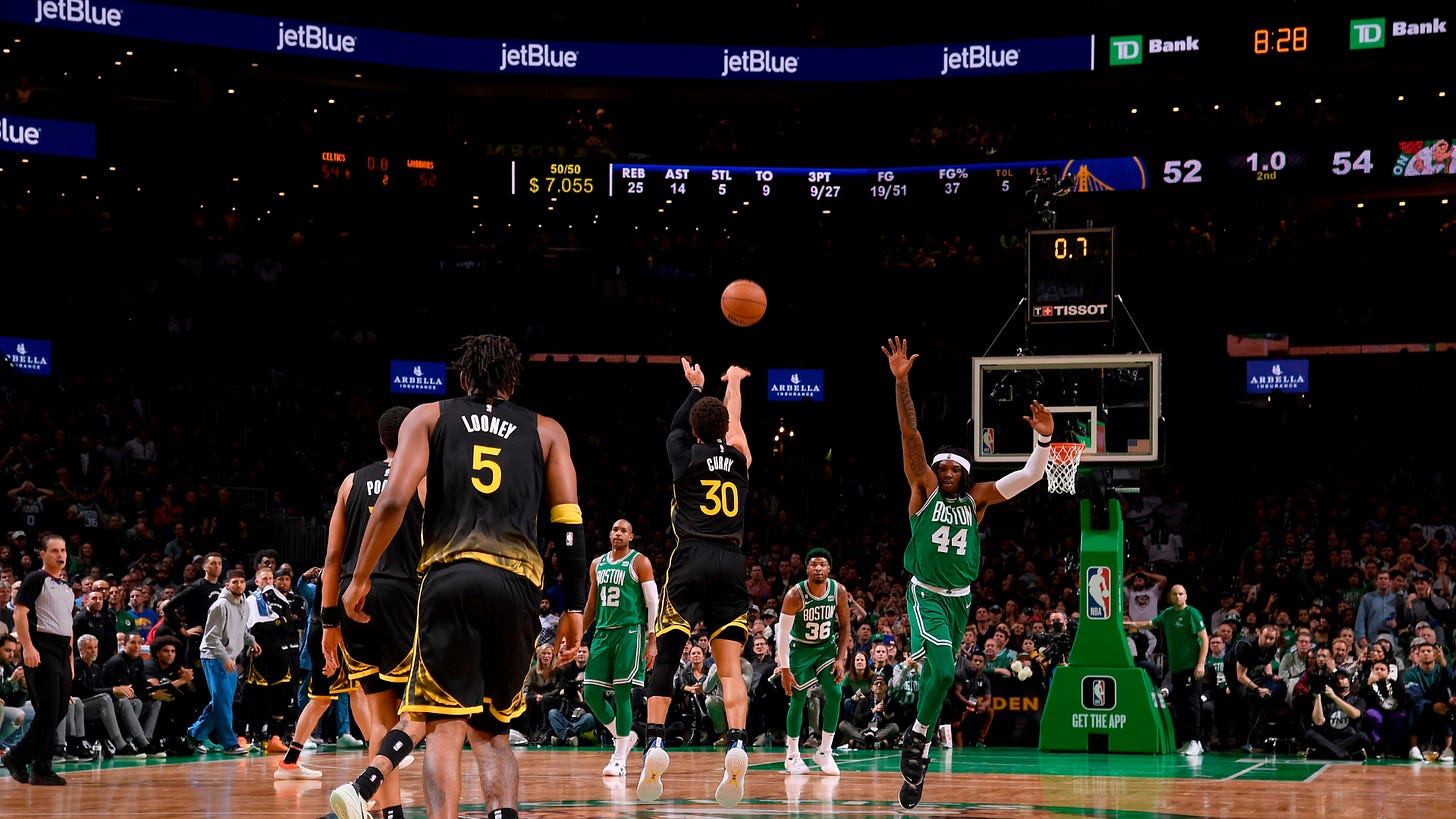 Warriors' Stephen Curry makes more half court shots than any player...ever  | Sporting News