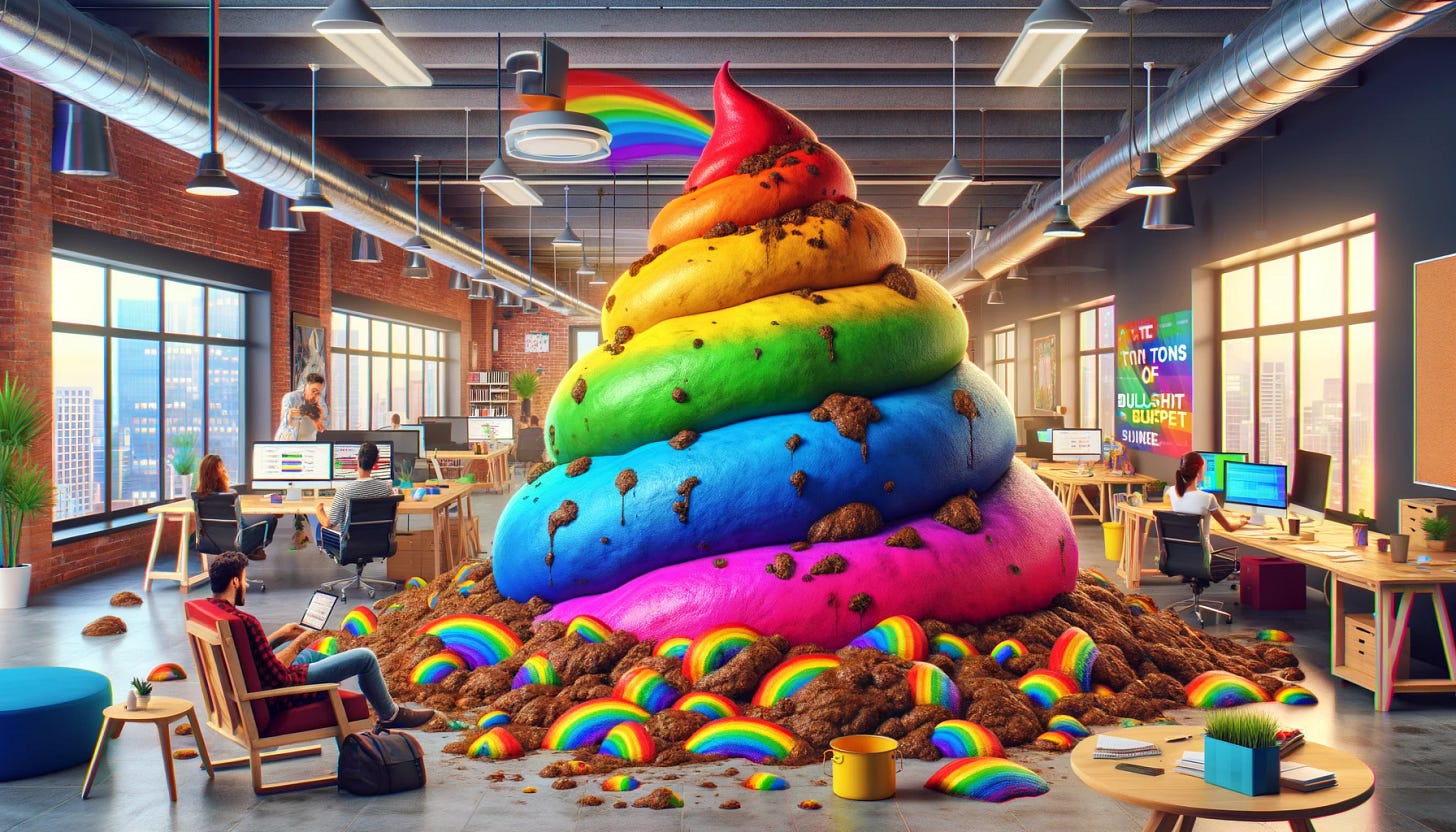 Mierda color unicornio