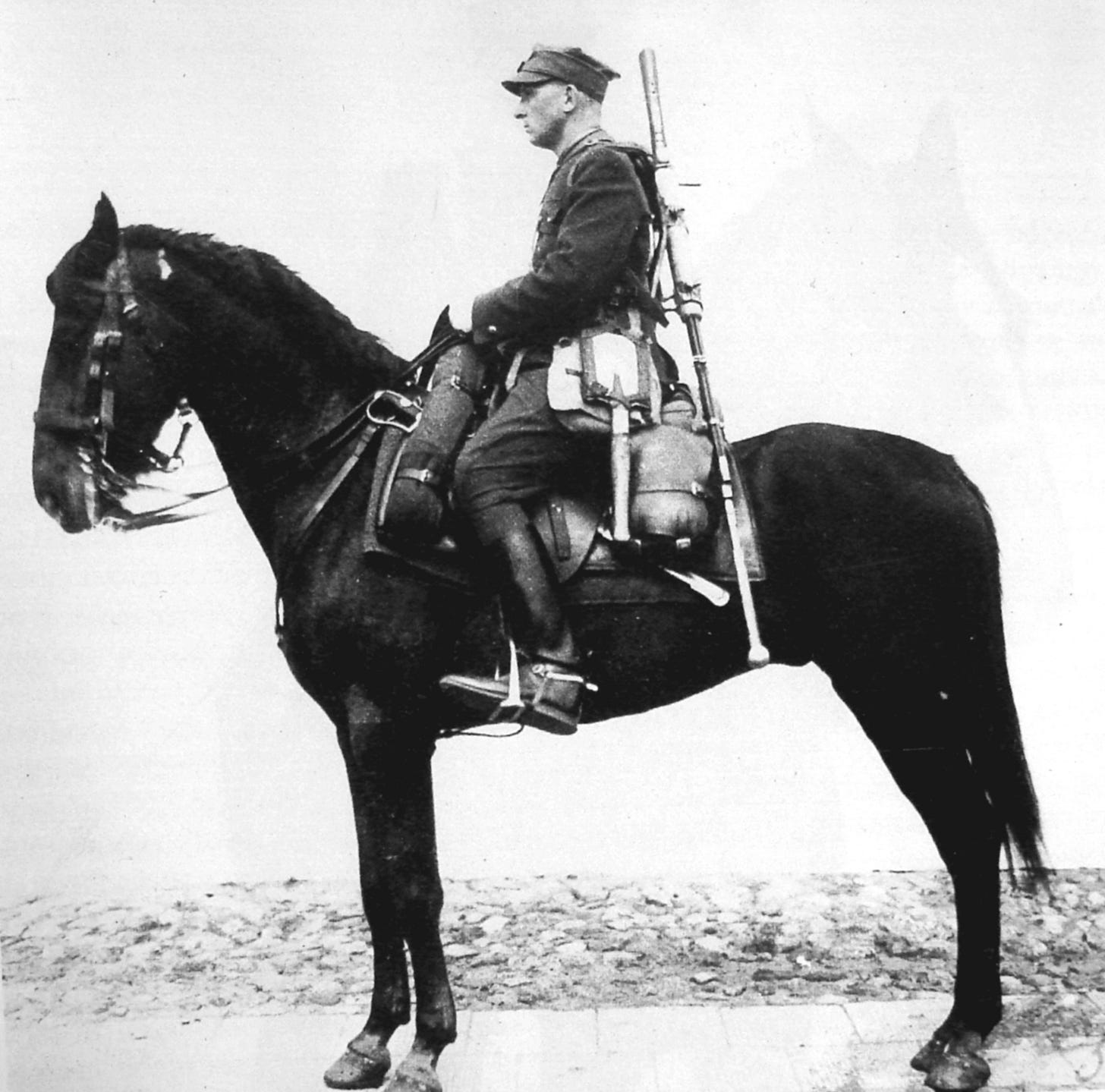 Polish uhlan with wz. 35 anti-tank rifle
