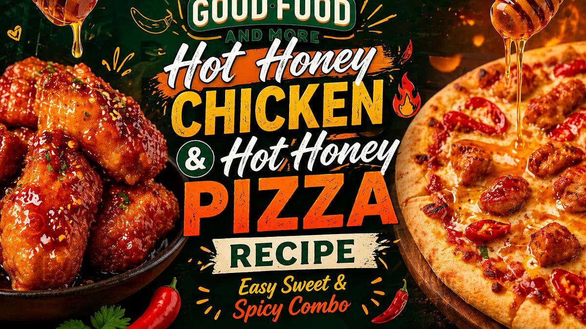 Hot Honey Chicken & Hot Honey Pizza Recipe (Easy S