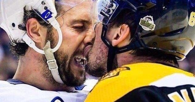 Brad Marchand's not one to hold his licker