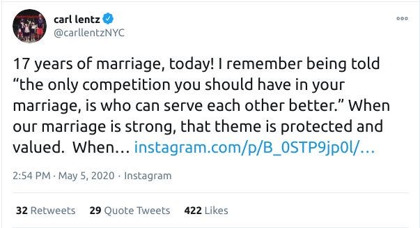 17 years of marriage, today! I remember being told “the only competition you should have in your marriage, is who can serve each other better.” When our marriage is strong, that theme is protected and valued.  When…